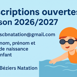 📬 Inscriptions ouvertes pour la saison 2026 / 2027 !